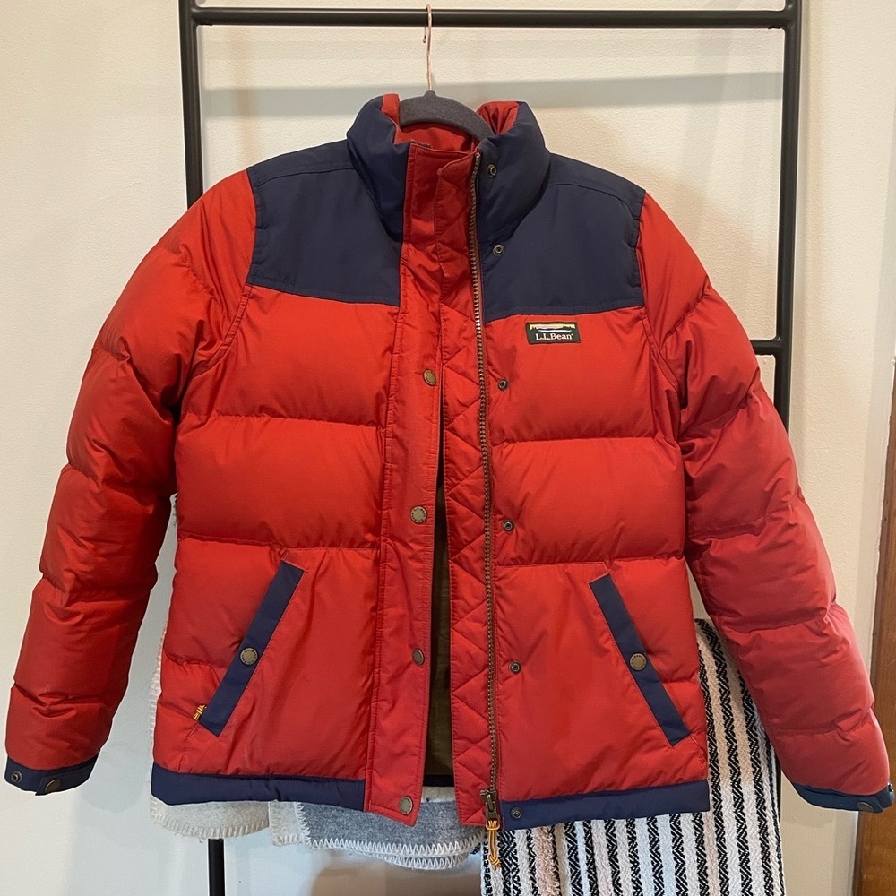 LL Bean DownTek puffer coat, barely used
